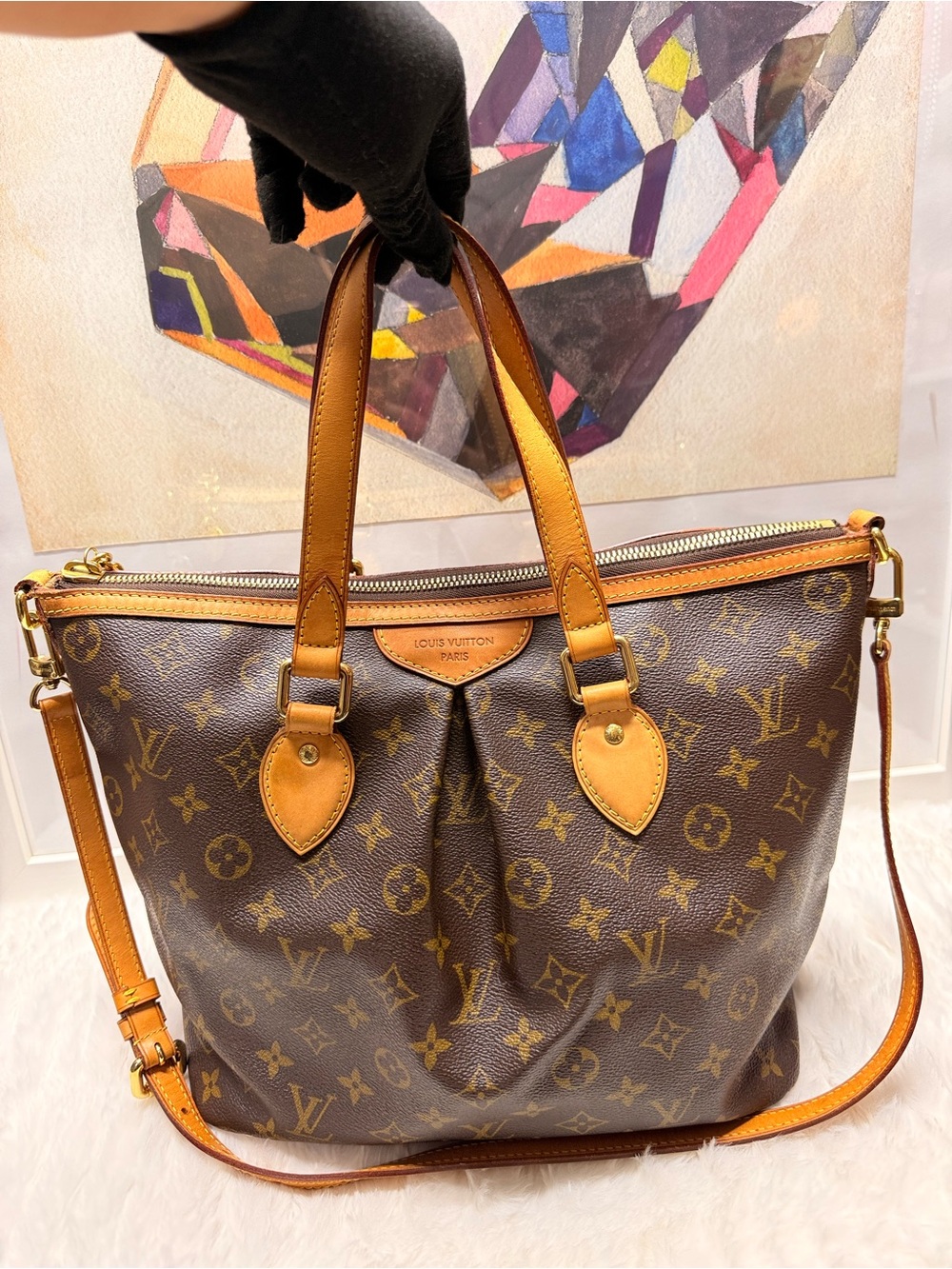 LOUIS VUITTON-TA2131 Palermo Monogram Canvas Bag